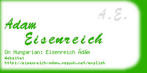 adam eisenreich business card